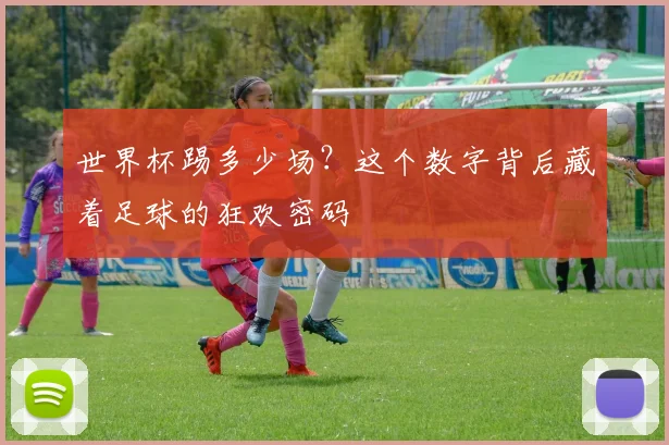 世界杯踢多少场？这个数字背后藏着足球的狂欢密码