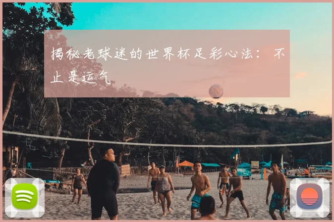 揭秘老球迷的世界杯足彩心法：不止是运气